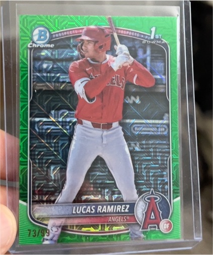 2025 Bowman Chrome #BCP-135 Lucas Ramirez — front