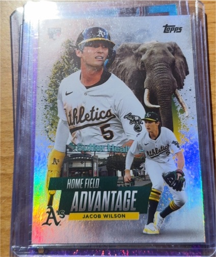 2025 Topps Series 2 #HA-22 Jacob Wilson Home Field Advantage — front