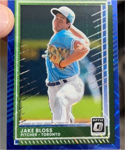 2025 Donruss Optic #96 Jake Bloss — front