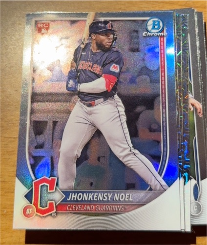 2025 Bowman Chrome #81 Jhonkensy Noel — front