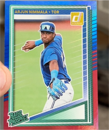2025 Donruss #129 Arjun Nimmala — front