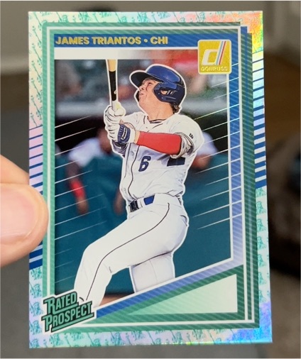 2025 Donruss Rated Prospect #171 James Triantos — front