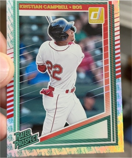 2025 Donruss Rated Prospect #151 Kristian Campbell — front