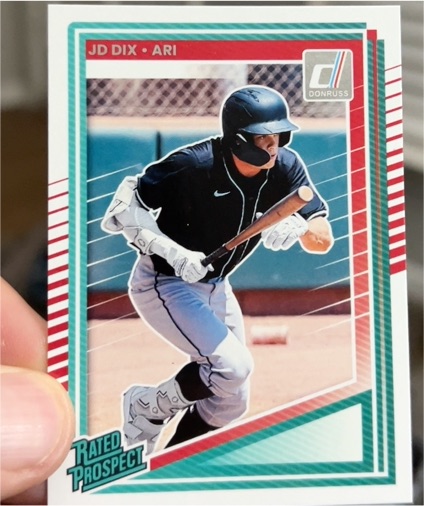 2025 Donruss #192 JD Dix Rated Prospect — front