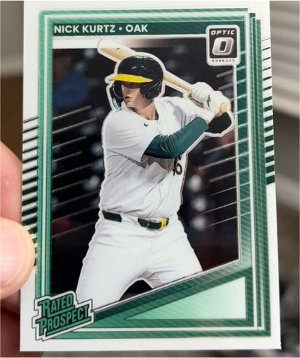 2025 Donruss Optic #154 Nick Kurtz — front