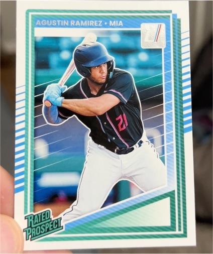 2025 Panini Donruss Rated Prospect #113 Agustin Ramirez — front