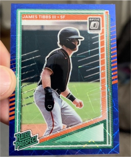 2025 Donruss Optic #187 James Tibbs III — front