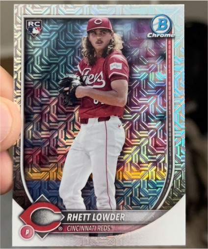 2025 Bowman Chrome #6 Rhett Lowder — front