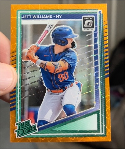 2025 Donruss Optic #167 Jett Williams Rated Prospect — front