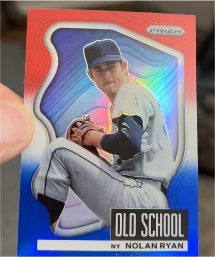 2022 Panini Prizm #OS-1 Nolan Ryan Old School Red White Blue — front
