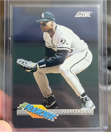 1993 Score The Franchise #4 Frank Thomas — front