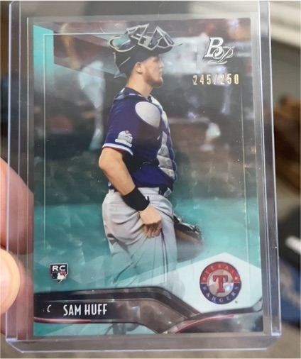2021 Bowman Platinum #75 Sam Huff — front