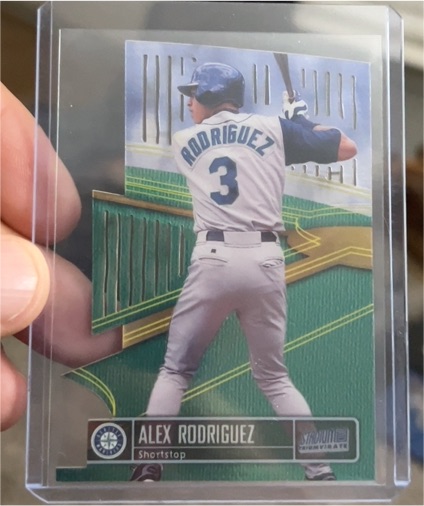 1999 Topps Stadium Club Triumvirate Luminous #T3C Alex Rodriguez — front