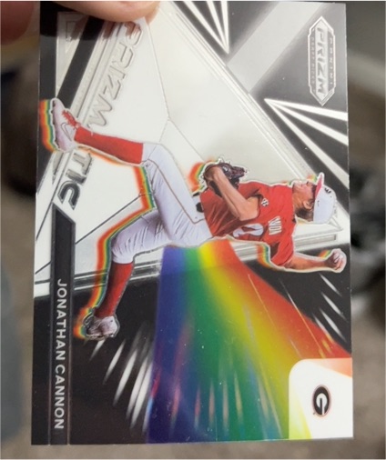 2022 Panini Prizm Draft Picks Prizmatic #PZ-JC Jonathan Cannon — front