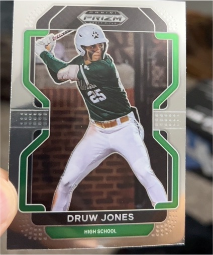 2022 Panini Prizm Draft Picks #PDP2 Druw Jones High School — front