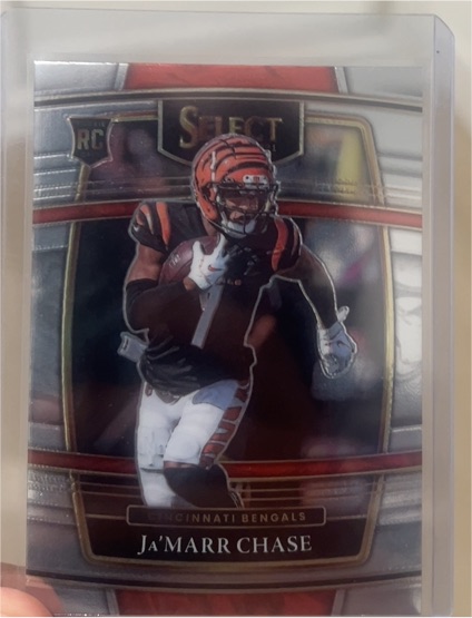 2021 Panini Select #47 Ja'Marr Chase Rookie Card — front