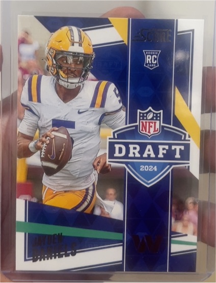 2024 Panini Score NFL Draft #3 Jayden Daniels — front