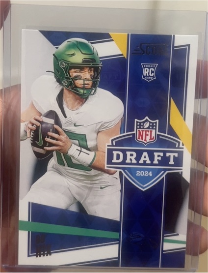 2024 Panini Score NFL Draft #11 Bo Nix — front