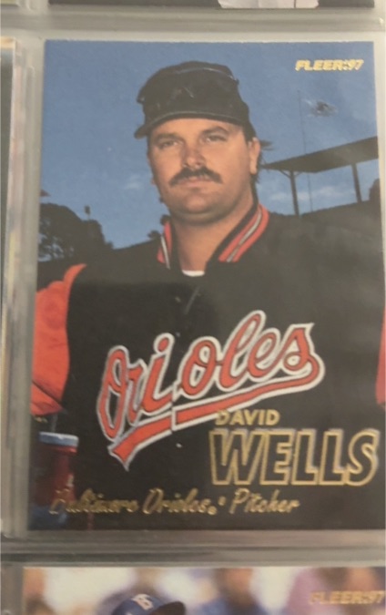 1997 Fleer #15 David Wells — front