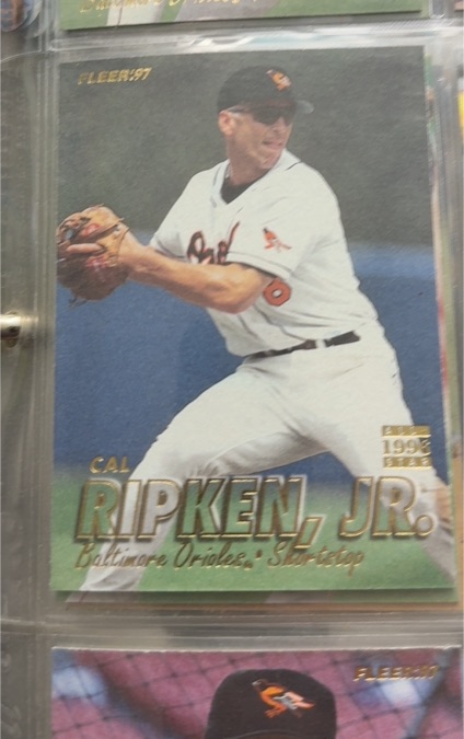 1997 Fleer #13 Cal Ripken, Jr. — front