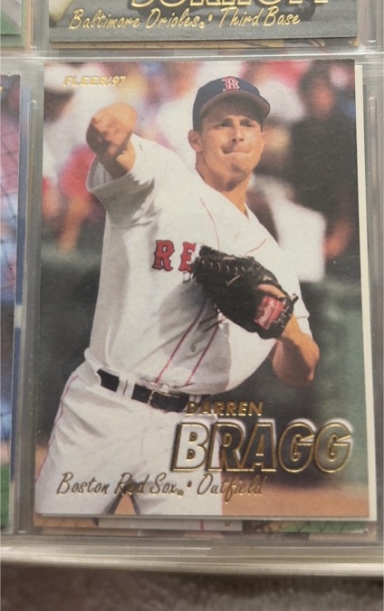 1997 Fleer #97 Darren Bragg — front