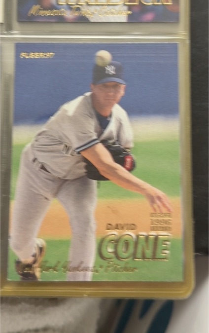 1997 Fleer #162 David Cone — front