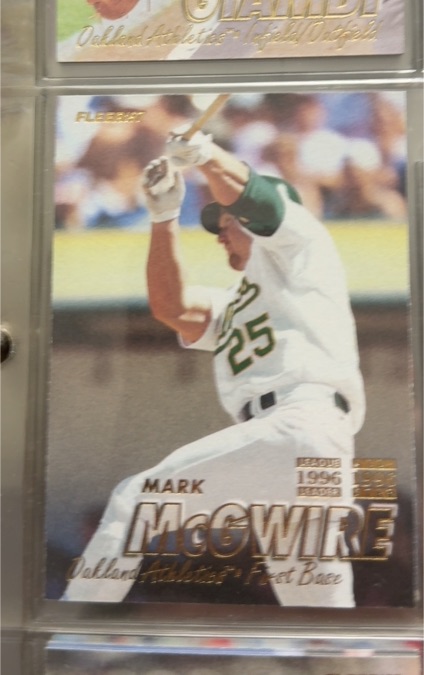 1997 Fleer #193 Mark McGwire — front
