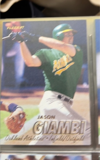 1997 Fleer #190 Jason Giambi — front
