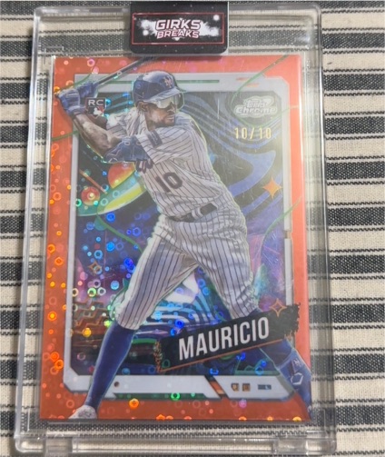 2024 Topps Cosmic Chrome #10 Ronny Mauricio — front