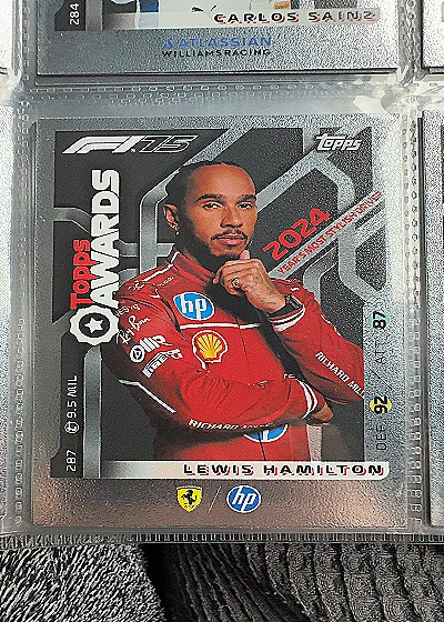 2024 Topps F1 Turbo Attax #87 Lewis Hamilton — front
