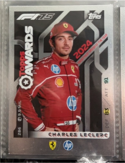 2024 Topps F1 75 #286 Charles Leclerc — front