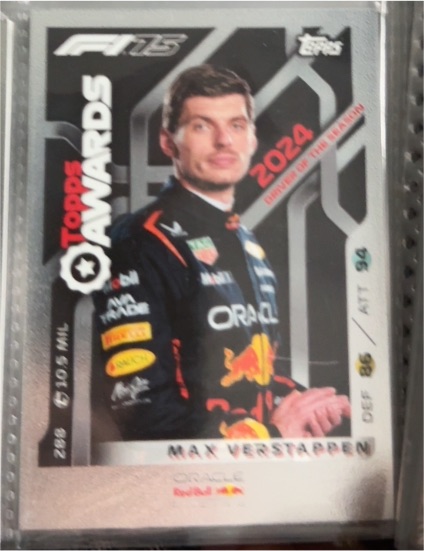 2024 Topps Turbo Attax #86 Max Verstappen — front