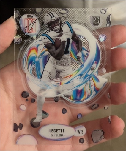 2024 Topps Signature Class #F-9 Xavier Legette Fluidity Acetate Rookie — front
