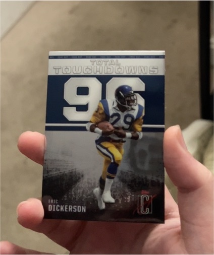 2024 Topps Signature Class #ZO-17 Eric Dickerson Zone Out — front