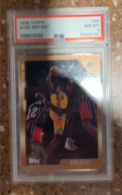 1998 Topps #68 Kobe Bryant — front