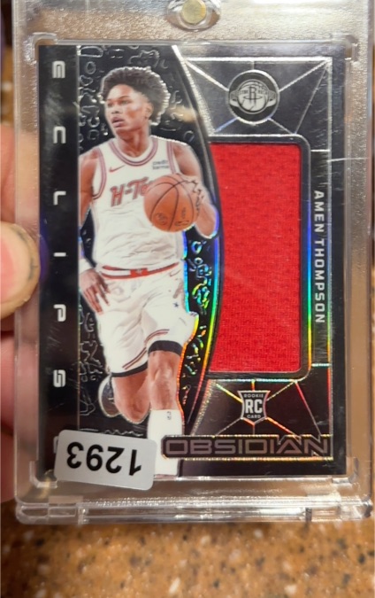 2023-24 Panini Obsidian #EM-ABA Amen Thompson — front
