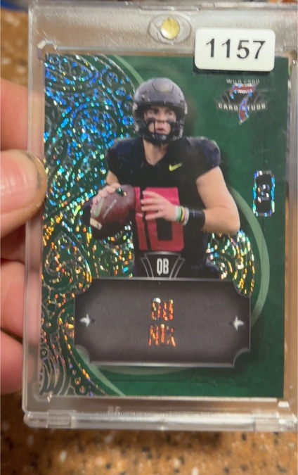 2023 Wild Card 7 Card Studs #7CDR-4 Bo Nix — front