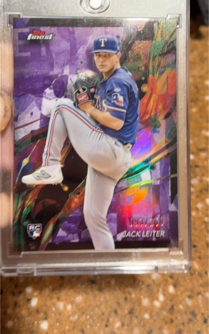 2024 Topps Finest #Unknown Jack Leiter — front