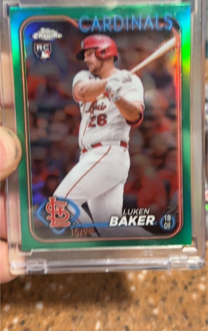2024 Topps Chrome #132 Luken Baker — front