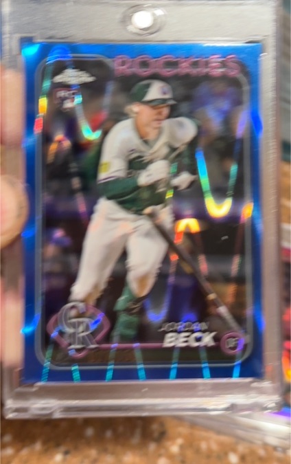 2024 Topps Chrome Update #USC20 Jordan Beck — front