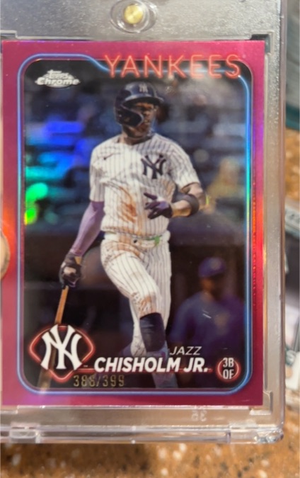 2024 Topps Chrome Update #USC78 Jazz Chisholm Jr. — front