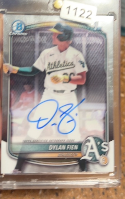 2025 Bowman Chrome #CPA-DF Dylan Fien — front