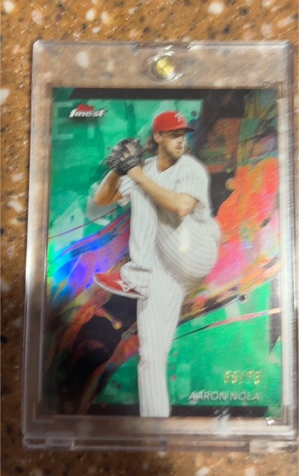 2024 Topps Finest #74 Aaron Nola — front