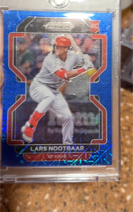 2022 Panini Prizm #XRC Lars Nootbaar Rookie Card — front