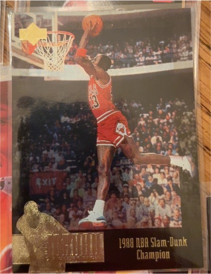 1995 Upper Deck Jordan Collection #JC6 Michael Jordan — front