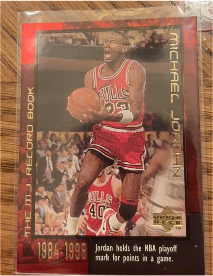 1999 Upper Deck The MJ Record Book #53 Michael Jordan — front