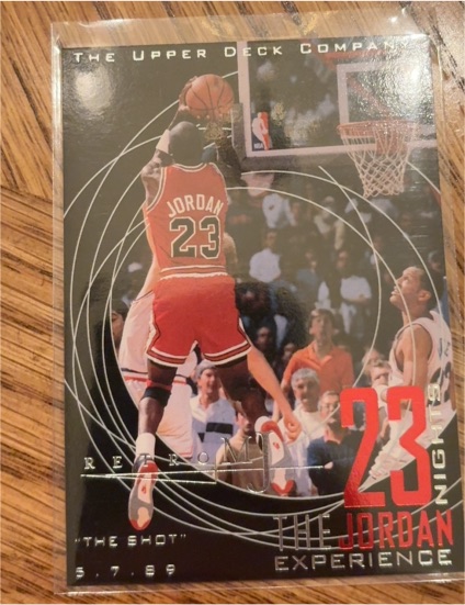 1996 Upper Deck 23 Nights The Jordan Experience #9 Michael Jordan — front