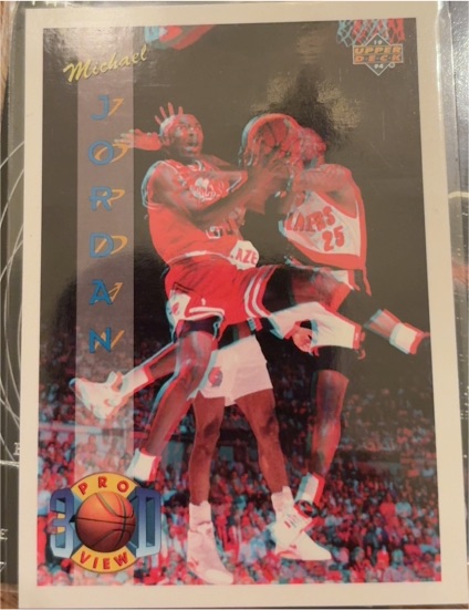 1993-94 Upper Deck Pro View 3-D #23 Michael Jordan — front