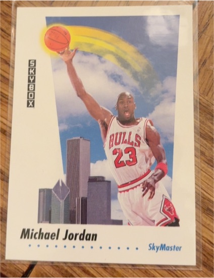 1991-92 Skybox #583 Michael Jordan SkyMaster — front