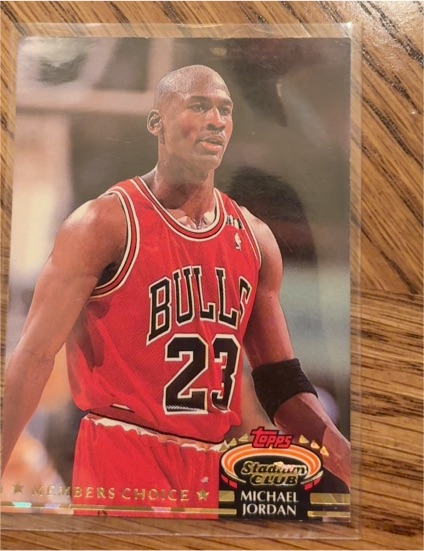 1993 Topps Stadium Club #210 Michael Jordan Members Choice — front